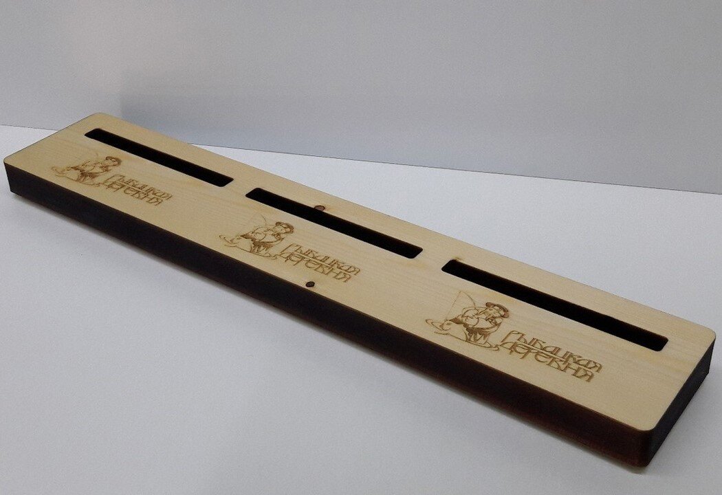 Intra απο ξύλο plywood 3mm-4mm πάχος - Θήκη επαγγελματικής κάρτας με τρία διαμερίσματα Δίασταση 30x30 cm Intraeaxys-51rrg301