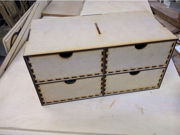 Intra απο ξύλο plywood 3mm-4mm πάχος - Οργανωτής συρταριών γραφείου Δίασταση 30x30 cm Intraeaxys-r7vmxql7