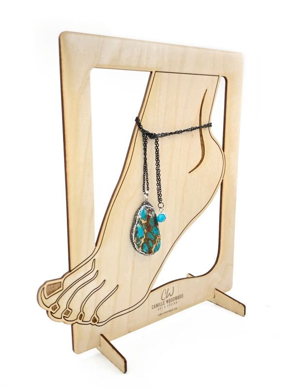 Intra απο ξύλο plywood 3mm-4mm πάχος - Οθόνη αστραγάλου Δίασταση 30x30 cm Intraeaxys-pokwmdko