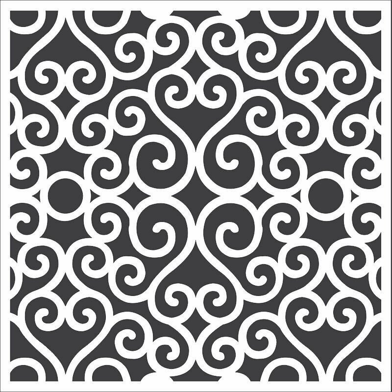 Intra απο ξύλο plywood 3mm-4mm πάχος - Γεωμετρικά ισλαμικά μοτίβα για κοπή με λέιζερ και CNC Δίασταση 30x30 cm Intraeaxys-eoxle84o