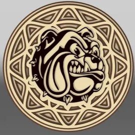 Intra απο ξύλο plywood 3mm-4mm πάχος - Πολυεπίπεδο μπουλντόγκ Δίασταση 30x30 cm Intraeaxys-e1gk9eyo