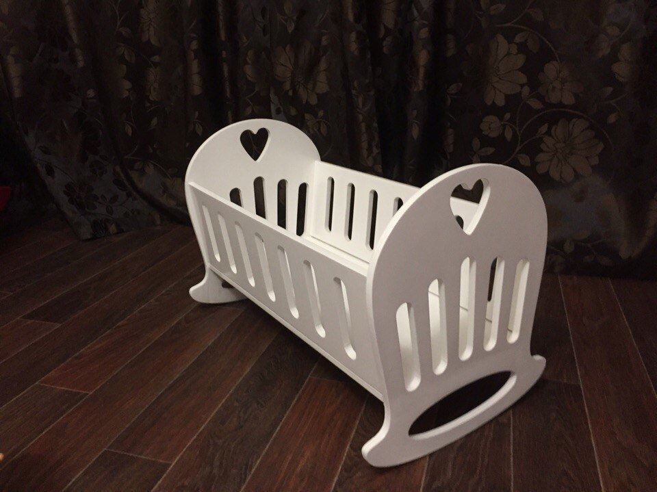 Intra απο ξύλο plywood 3mm-4mm πάχος - Πρότυπο κούνιας κούκλας Δίασταση 30x30 cm Intraeaxys-51rrxdd1