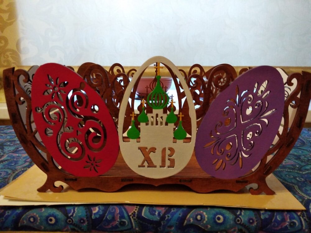 Intra απο ξύλο plywood 3mm-4mm πάχος - Πρότυπο πασχαλινό καλάθι Δίασταση 30x30 cm Intraeaxys-d1lvqryo