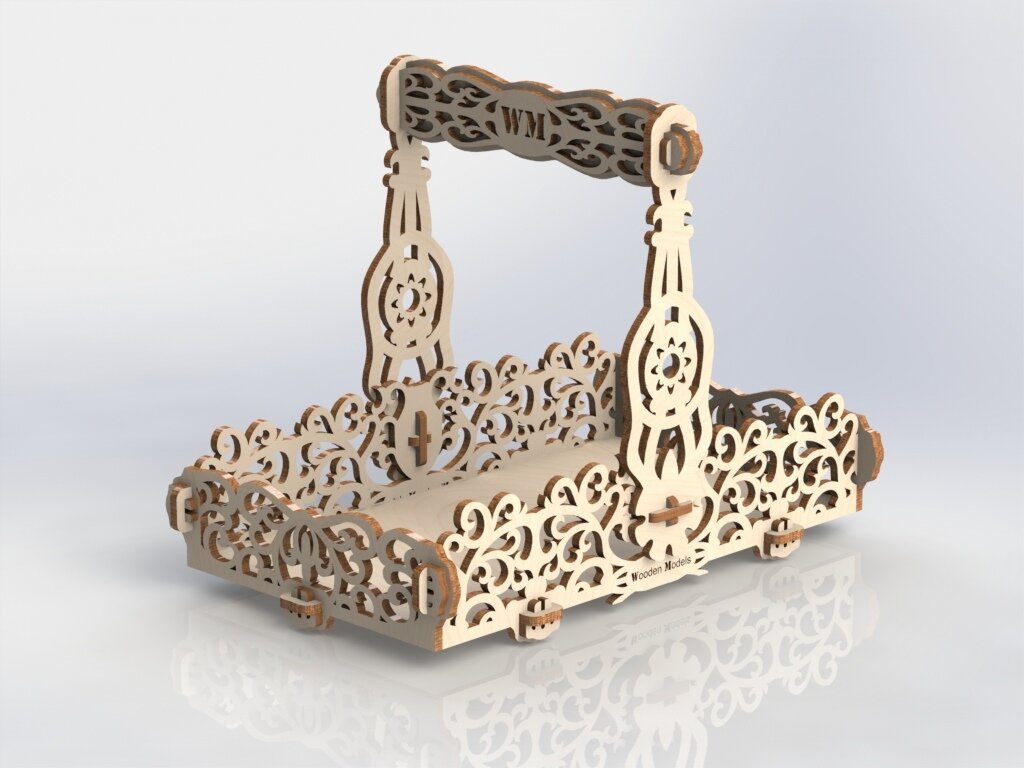 Intra απο ξύλο plywood 3mm-4mm πάχος - Ξύλινο καλάθι με πασχαλινά αυγά Δίασταση 30x30 cm Intraeaxys-51rrzqm1