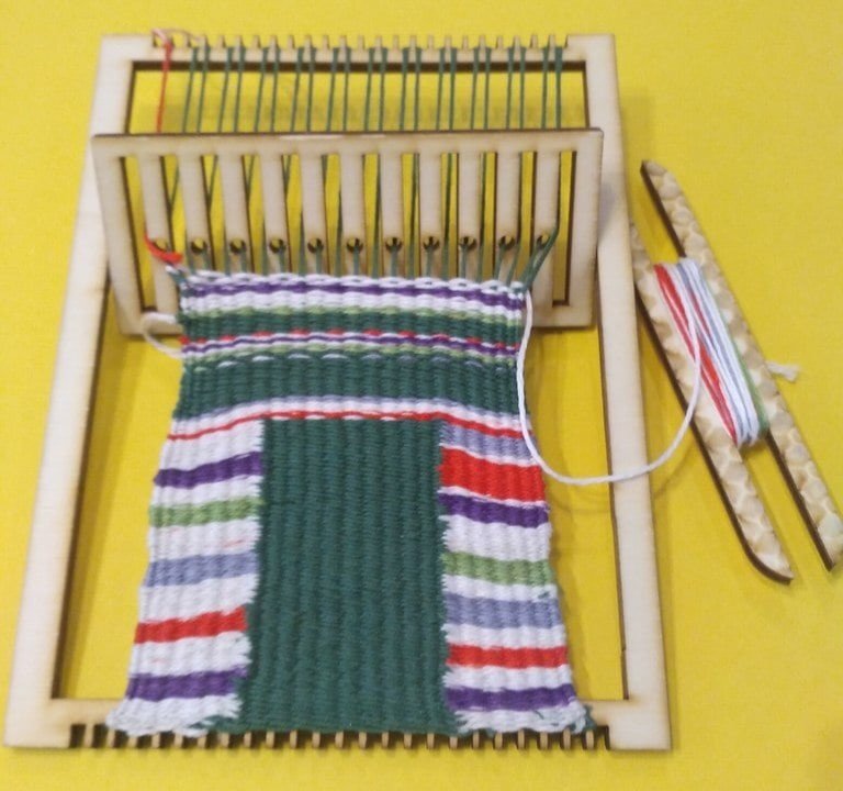 Intra απο ξύλο plywood 3mm-4mm πάχος - Απλός αργαλειός πλαισίων Δίασταση 30x30 cm Intraeaxys-51r8rd37