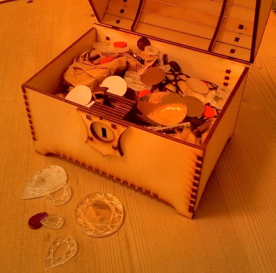 Intra απο ξύλο plywood 3mm-4mm πάχος - Κοσμήματα Σχήματα πολύτιμων λίθων Δίασταση 30x30 cm Intraeaxys-075y638o