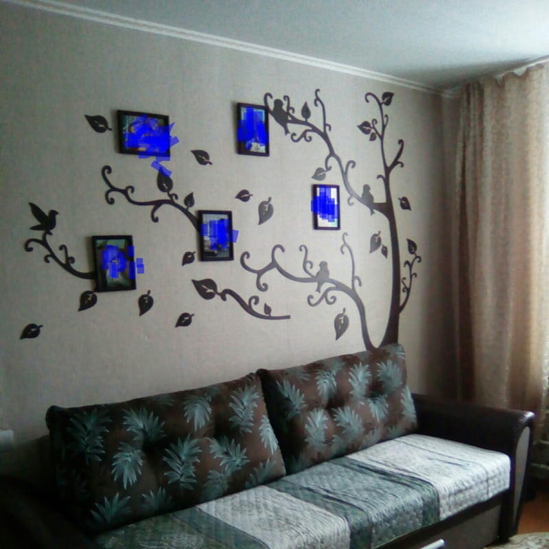 Intra απο ξύλο plywood 3mm-4mm πάχος - Οικογενειακό δέντρο Κορνίζες για φωτογραφίες τοίχου Δίασταση 30x30 cm Intraeaxys-d1lvz86o