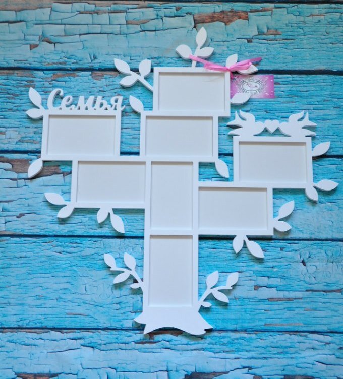 Intra απο ξύλο plywood 3mm-4mm πάχος - Πρότυπο κορνίζες οικογενειακού δέντρου Δίασταση 30x30 cm Intraeaxys-eo4qjq87