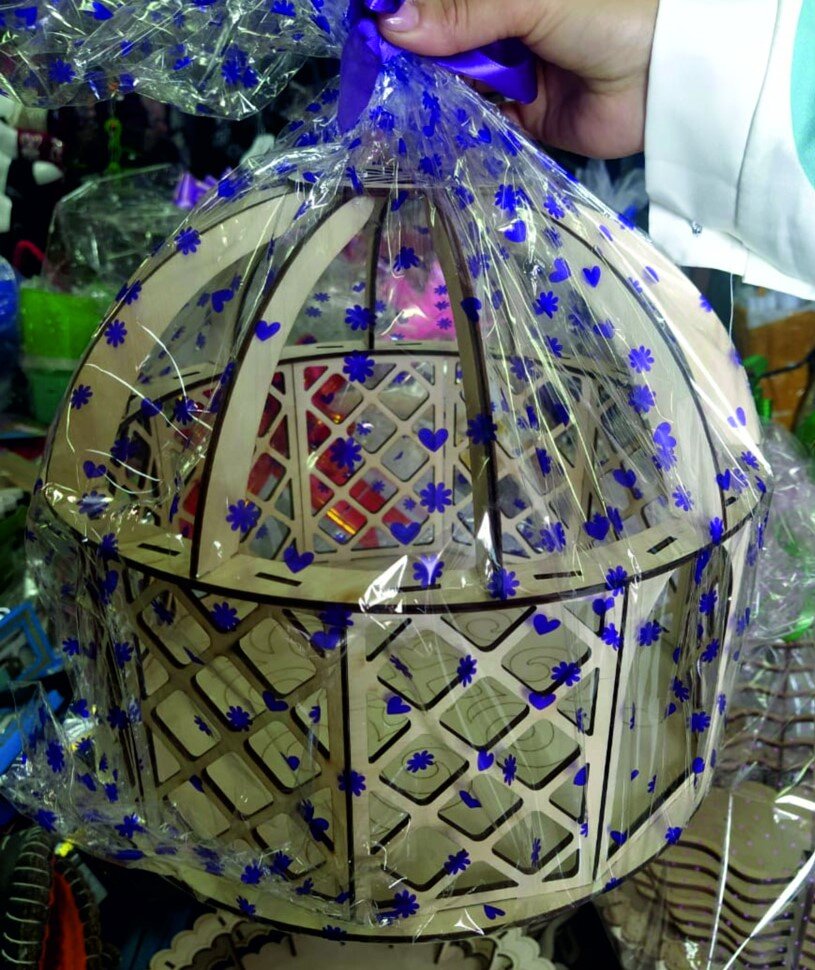 Intra απο ξύλο plywood 3mm-4mm πάχος - Μπομπονιέρα Σκηνής Δίασταση 30x30 cm Intraeaxys-d1lvg9yo