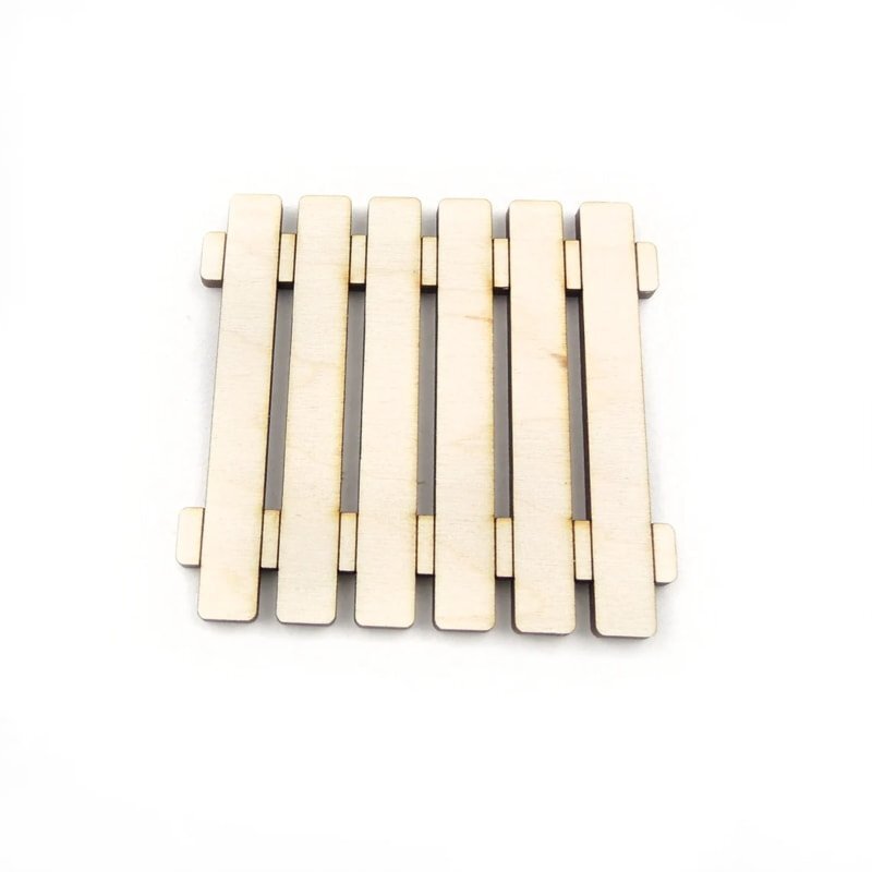 Intra απο ξύλο plywood 3mm-4mm πάχος - Σχήμα Ξύλινου φράχτη για χειροτεχνίες Δίασταση 30x30 cm Intraeaxys-eo4nyey7