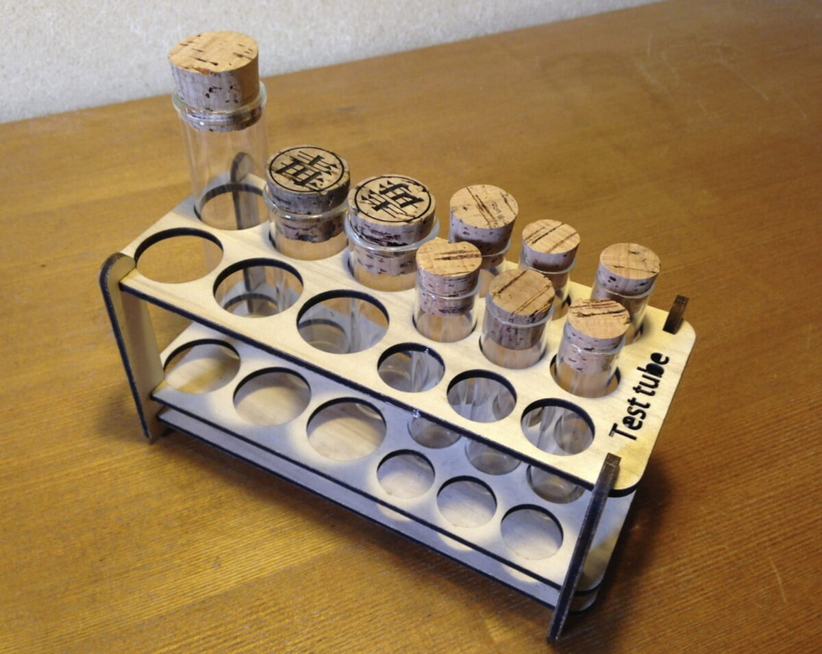 Intra απο ξύλο plywood 3mm-4mm πάχος - Βάση δοκιμαστικού σωλήνα Δίασταση 30x30 cm Intraeaxys-e1gkzrvo