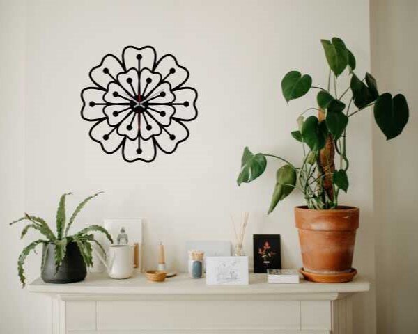 Intra απο ξύλο plywood 3mm-4mm πάχος - Κομψό Ρολόι τοίχου Δωμάτιο Dcor Δίασταση 30x30 cm Intraeaxys-d1lvp5po