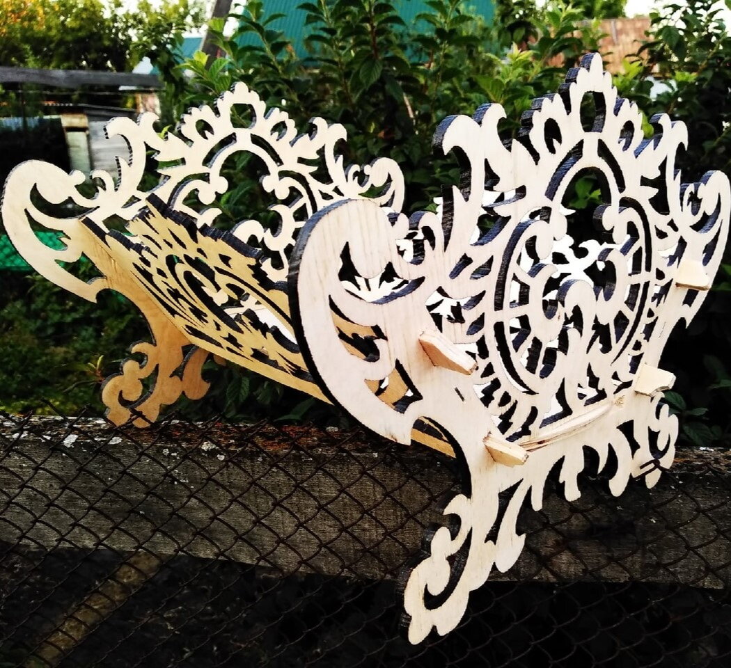 Intra απο ξύλο plywood 3mm-4mm πάχος - Διακοσμητικό καλάθι με καραμέλα Δίασταση 30x30 cm Intraeaxys-pok3gd87