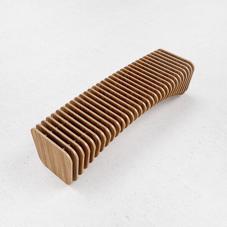 Intra απο ξύλο plywood 3mm-4mm πάχος - Παραμετρικός πάγκος Δίασταση 30x30 cm Intraeaxys-075y32po