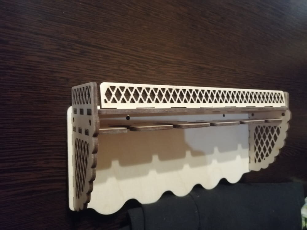 Intra απο ξύλο plywood 3mm-4mm πάχος - Ξύλινη σχάρα κρασιού για ποτήρι Δίασταση 30x30 cm Intraeaxys-pok3n397