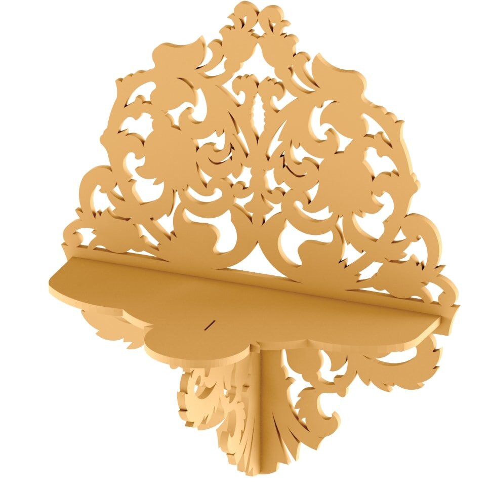 Intra απο ξύλο plywood 3mm-4mm πάχος - Μοναδικό ράφι τοίχου Δίασταση 30x30 cm Intraeaxys-lopqeq67