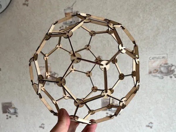 Intra απο ξύλο plywood 3mm-4mm πάχος - Μπάλα Δίασταση 30x30 cm Intraeaxys-51r8r3m7