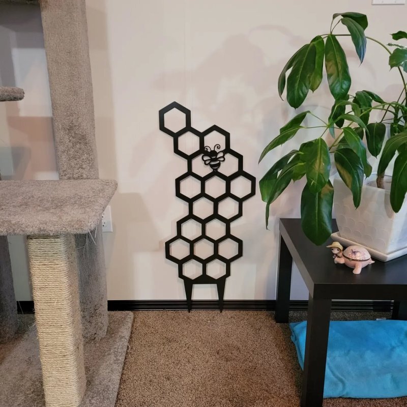 Intra απο ξύλο plywood 3mm-4mm πάχος - Πασσάλων φυτών καφασωτών μέλισσας Δίασταση 30x30 cm Intraeaxys-6o3n8xr1