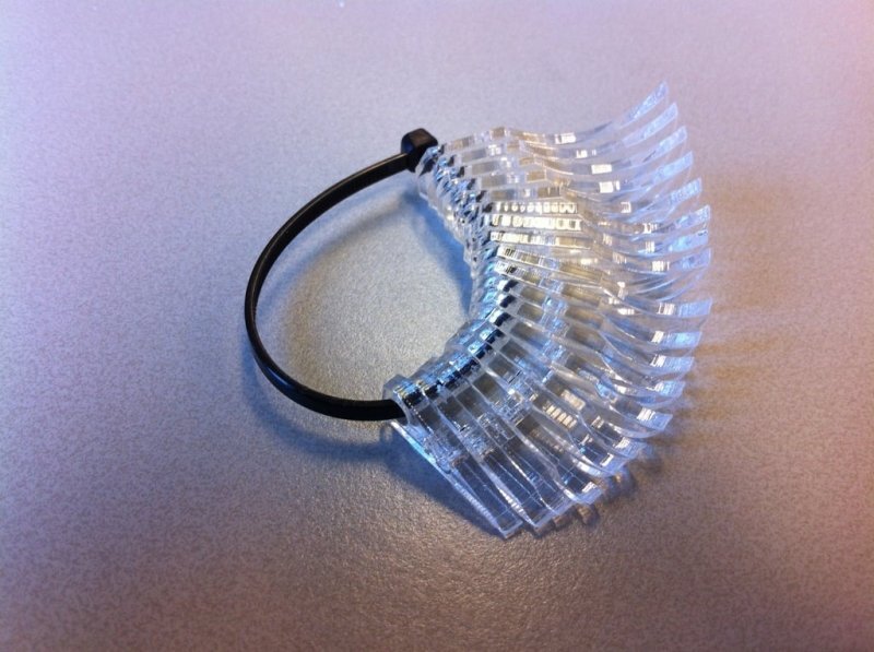 Intra απο ξύλο plywood 3mm-4mm πάχος - Radius Gauge Δίασταση 30x30 cm Intraeaxys-lop33q31