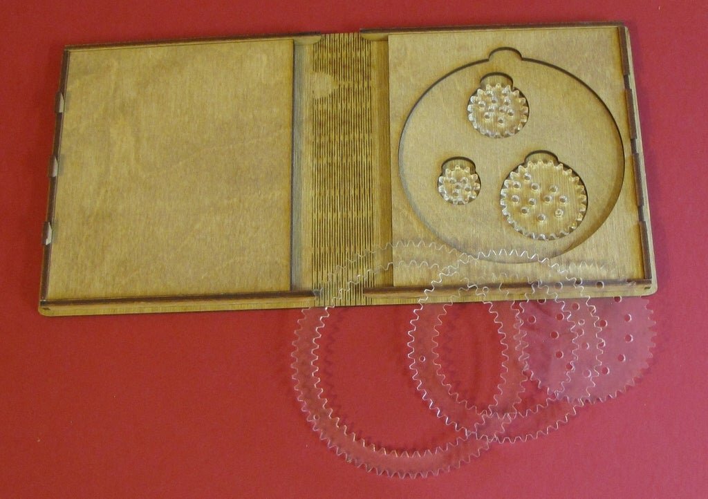 Intra απο ξύλο plywood 3mm-4mm πάχος - Εκπαιδευτικά Παιχνίδια Spirograph Toy Spirograph Painter Δίασταση 30x30 cm Intraeaxys-qommd9ro