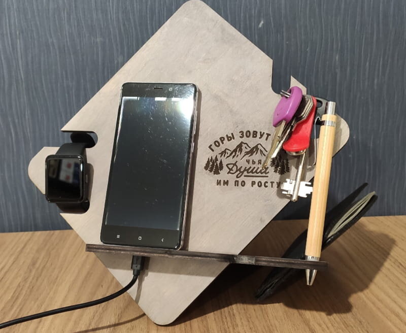 Intra απο ξύλο plywood 3mm-4mm πάχος - Ξύλινος οργανωτής βάσης σύνδεσης Δίασταση 30x30 cm Intraeaxys-m1d6jry7