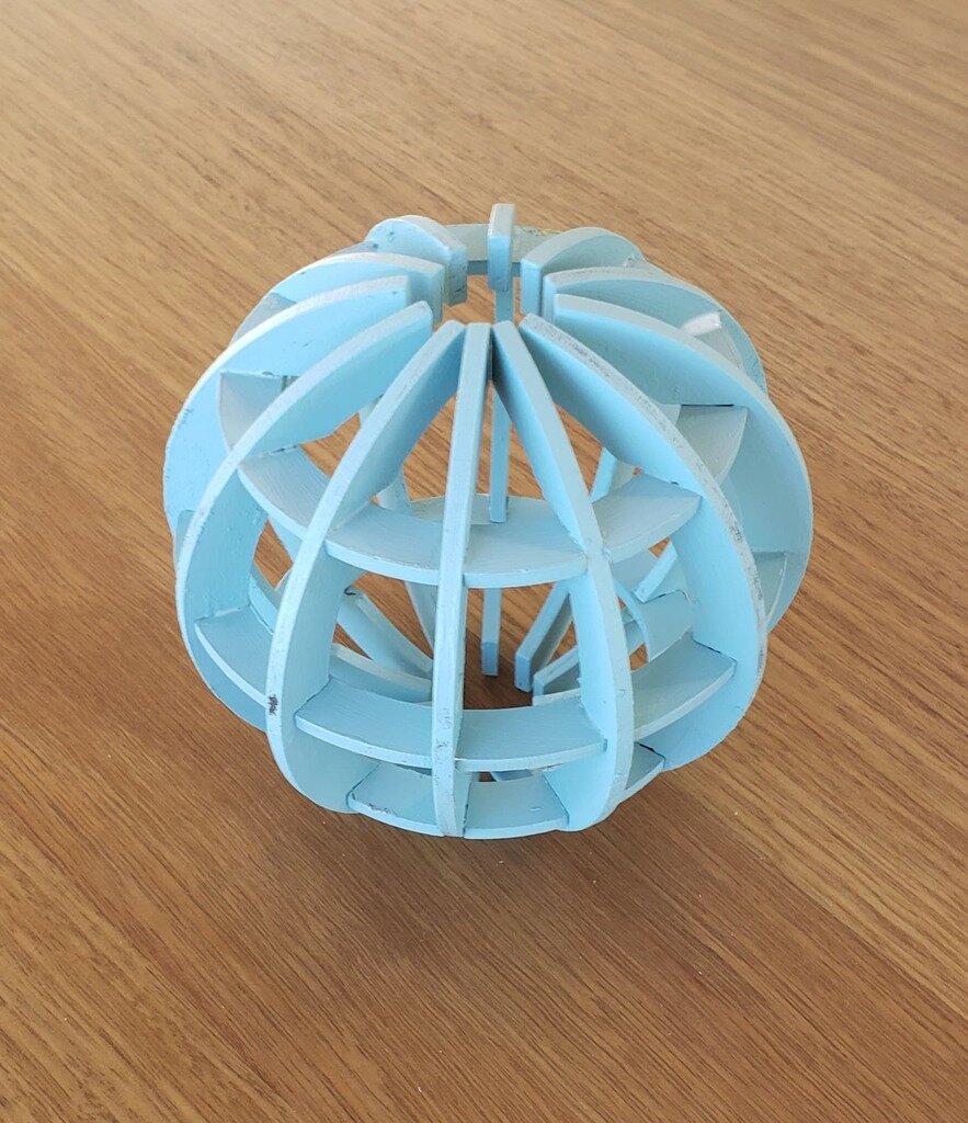 Intra απο ξύλο plywood 3mm-4mm πάχος - Πλέγμα σφαιρών 3 χλστ Δίασταση 30x30 cm Intraeaxys-075yq4po