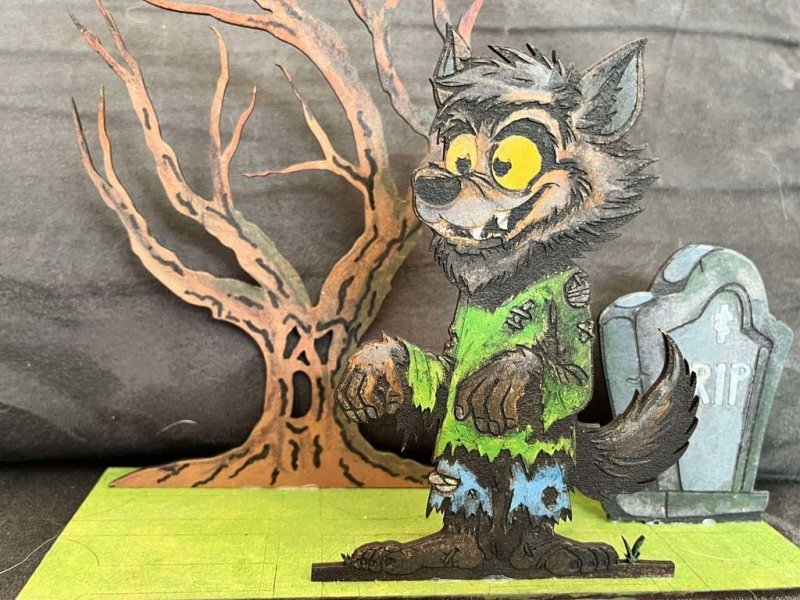 Intra απο ξύλο plywood 3mm-4mm πάχος - Κόντρα πλακέ Τοπίο Απόκριες Διακόσμηση 3mm Δίασταση 30x30 cm Intraeaxys-d1lmv96o