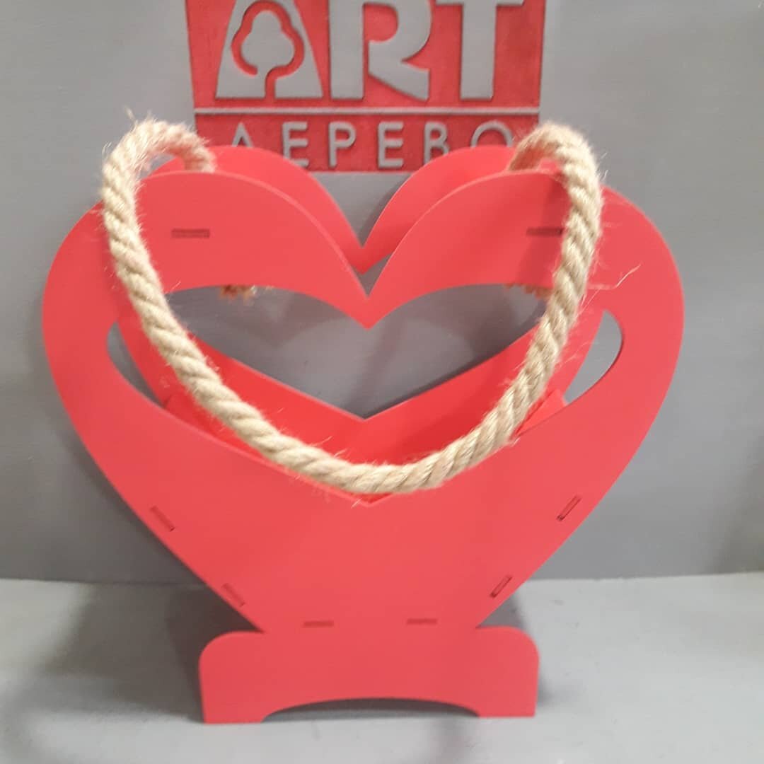 Intra απο ξύλο plywood 3mm-4mm πάχος - Ξύλινο καλάθι για λουλούδια Δίασταση 30x30 cm Intraeaxys-p7ym2qr7