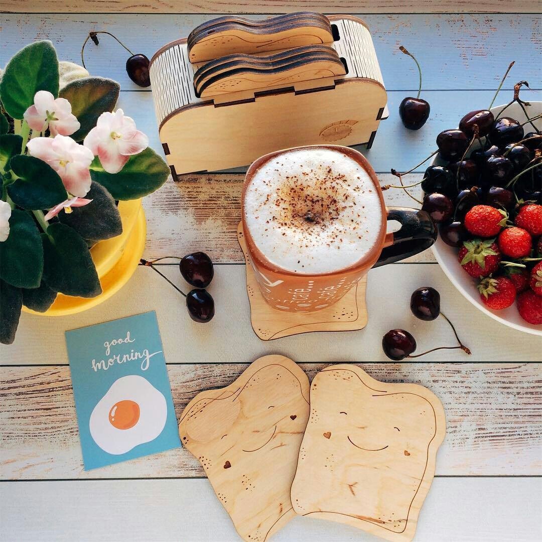 Intra απο ξύλο plywood 3mm-4mm πάχος - Τοστιέρα Σετ σουβέρ 3mm Δίασταση 30x30 cm Intraeaxys-r1z2qmp1