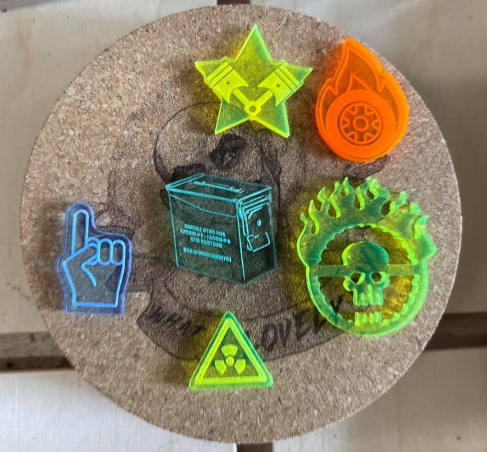 Intra απο ξύλο plywood 3mm-4mm πάχος - Gaslands Tokens Δίασταση 30x30 cm Intraeaxys-lopqw0x7