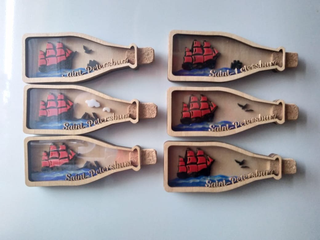 Intra απο ξύλο plywood 3mm-4mm πάχος - Scarlet Sails Decor Δίασταση 30x30 cm Intraeaxys-pok3yld7