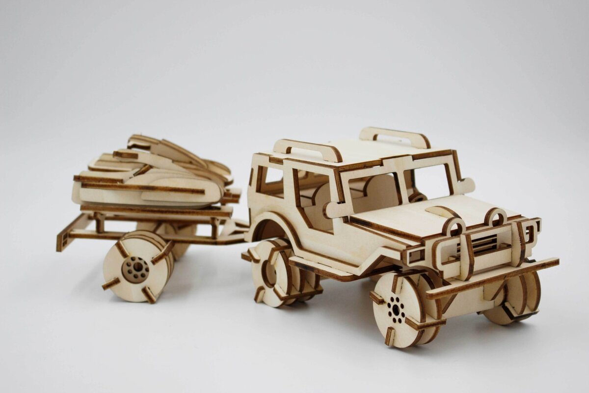 Intra απο ξύλο plywood 3mm-4mm πάχος - Jeep 3D Puzzle Δίασταση 30x30 cm Intraeaxys-e1gk9vvo