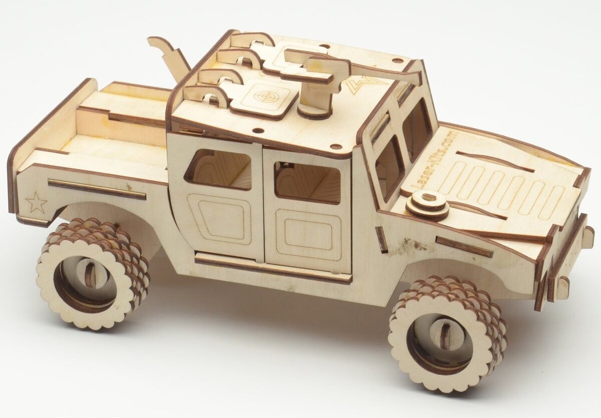 Intra απο ξύλο plywood 3mm-4mm πάχος - Ξύλινο Humvee Hummer Δίασταση 30x30 cm Intraeaxys-078yrk4o