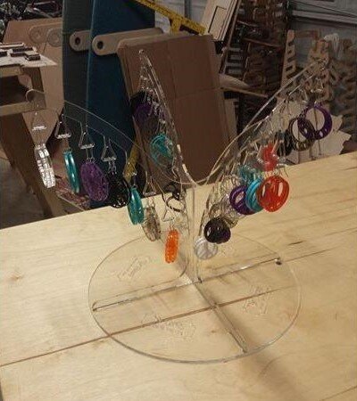 Intra απο ξύλο plywood 3mm-4mm πάχος - Κοσμήματα Tree Stand Δίασταση 30x30 cm Intraeaxys-91jd3ql1