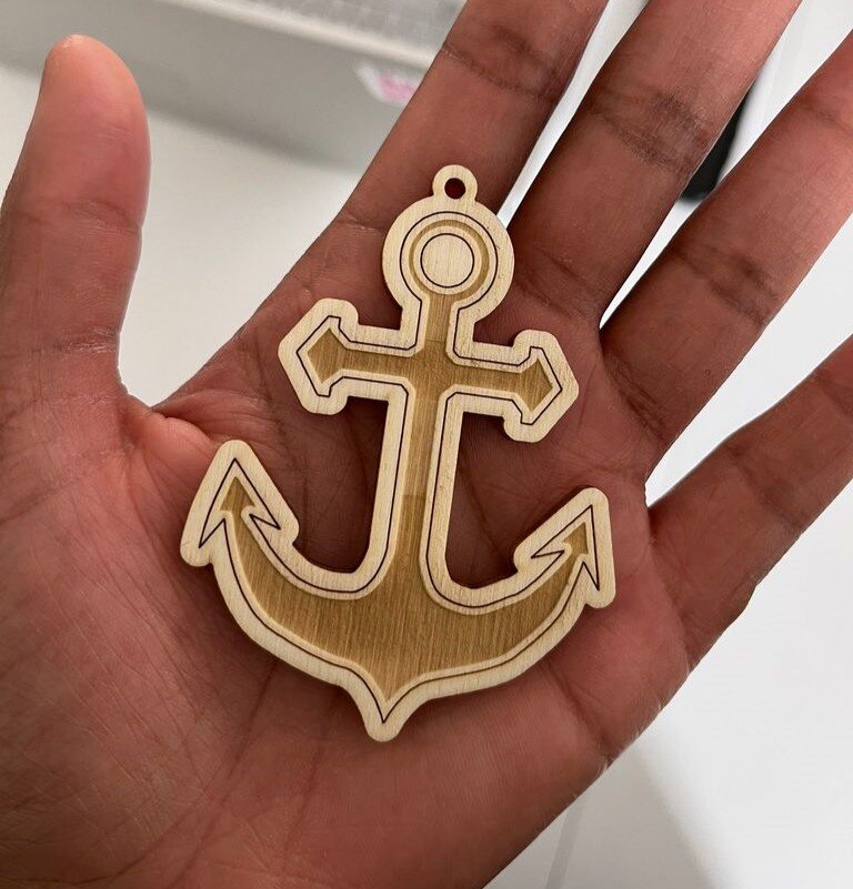 Σετ των 3 Intra απο ξύλο plywood 3mm-4mm πάχος - Μπρελόκ άγκυρας Δίασταση 5x5 cm Intraeaxys-eo4qv3d7