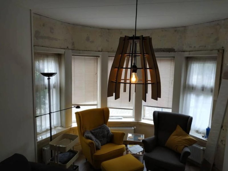 Intra απο ξύλο plywood 3mm-4mm πάχος - Λυχνία Δίασταση 30x30 cm Intraeaxys-ro6dyk67