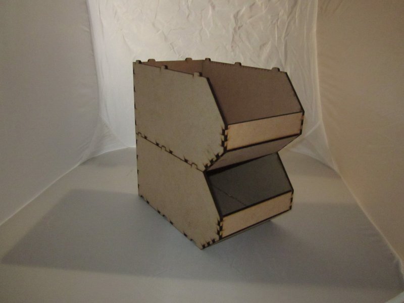 Intra απο ξύλο plywood 3mm-4mm πάχος - Βιδωτοί κάδοι αποθήκευσης Linbin 5mm Δίασταση 30x30 cm Intraeaxys-eo4y4qwo