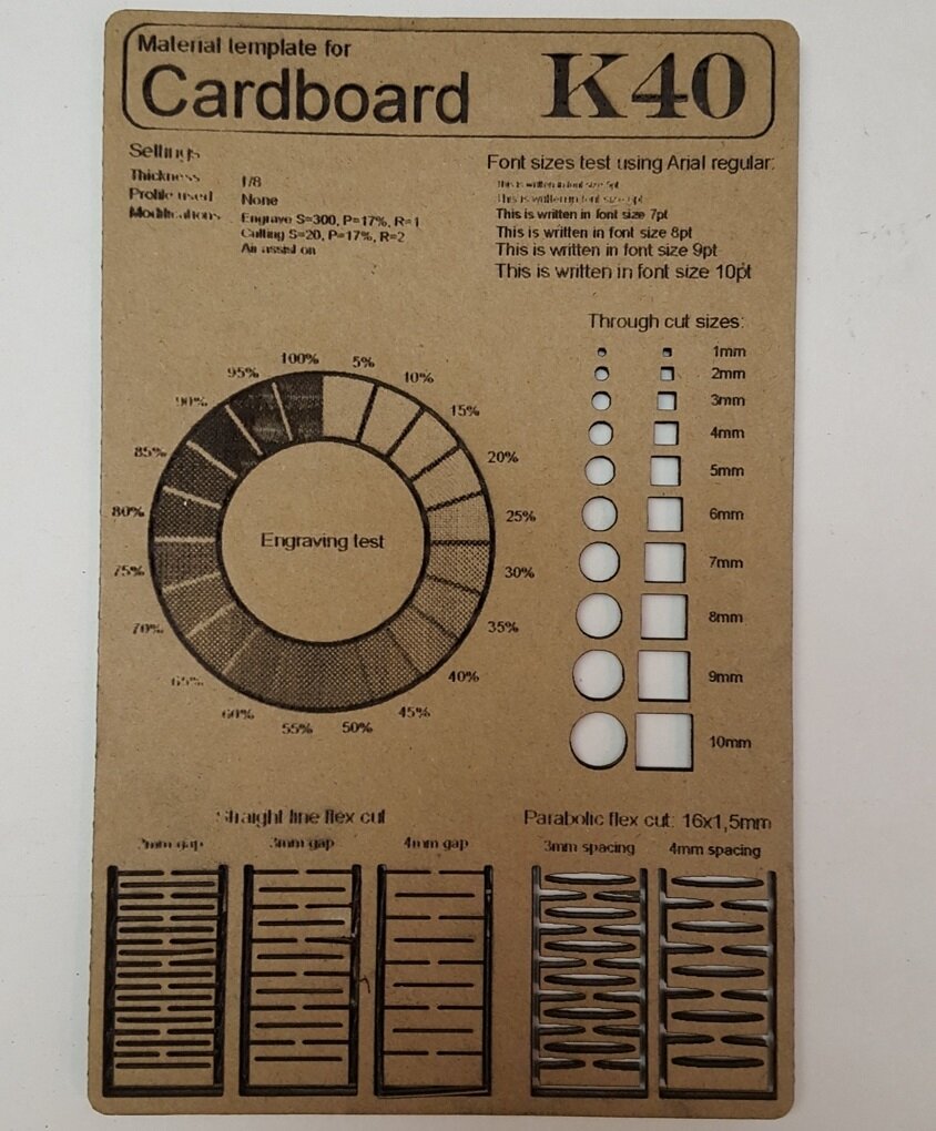 Intra απο ξύλο plywood 3mm-4mm πάχος - Χαράξτε το πρότυπο δοκιμής Δίασταση 30x30 cm Intraeaxys-51rrde01