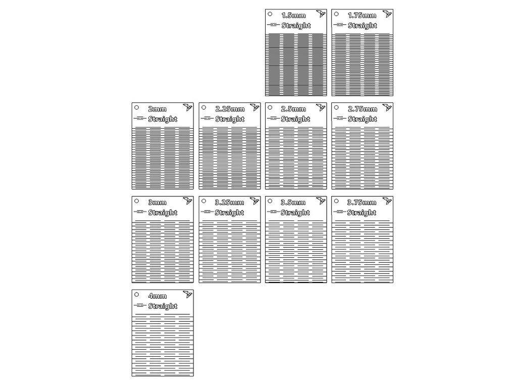 Intra απο ξύλο plywood 3mm-4mm πάχος - Πρότυπα ζωντανών μεντεσέδων με ίσια δείγματα για Δίασταση 30x30 cm Intraeaxys-91j64l7m