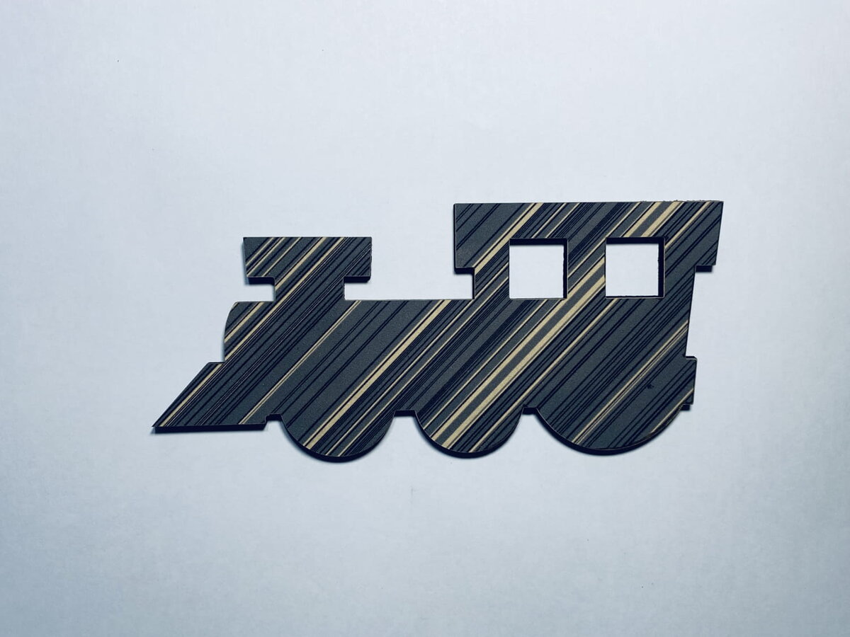 Intra απο ξύλο plywood 3mm-4mm πάχος - Ξύλινη αποκοπή τρένου Δίασταση 30x30 cm Intraeaxys-ro6ynm37