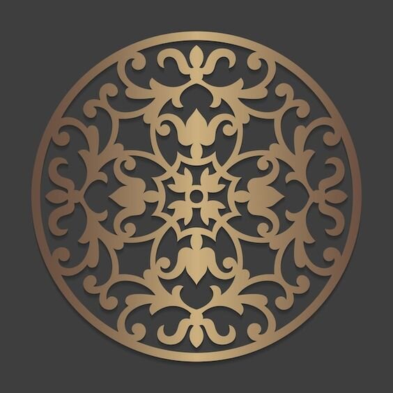 Intra απο ξύλο plywood 3mm-4mm πάχος - Αρχείο PDF με ξύλινη πόρτα Mandala Art Δίασταση 30x30 cm Intraeaxys-ro6y2927