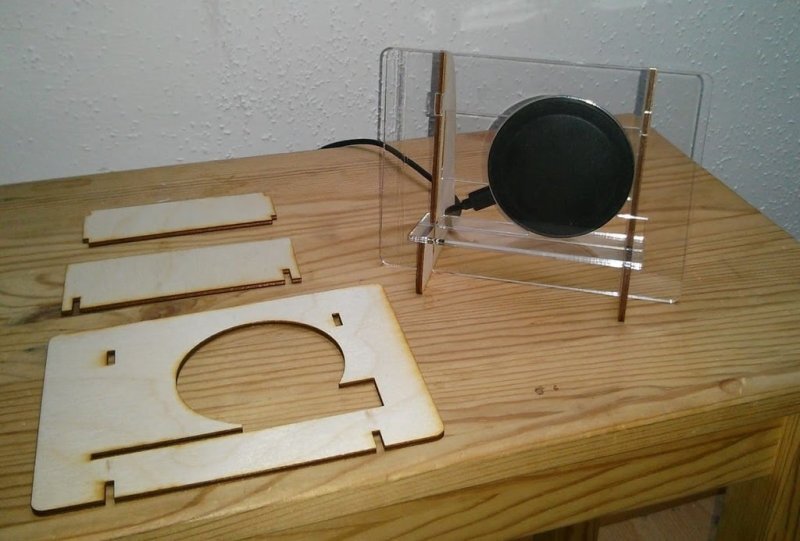 Intra απο ξύλο plywood 3mm-4mm πάχος - Κομοδίνο Δίασταση 30x30 cm Intraeaxys-pokm3981