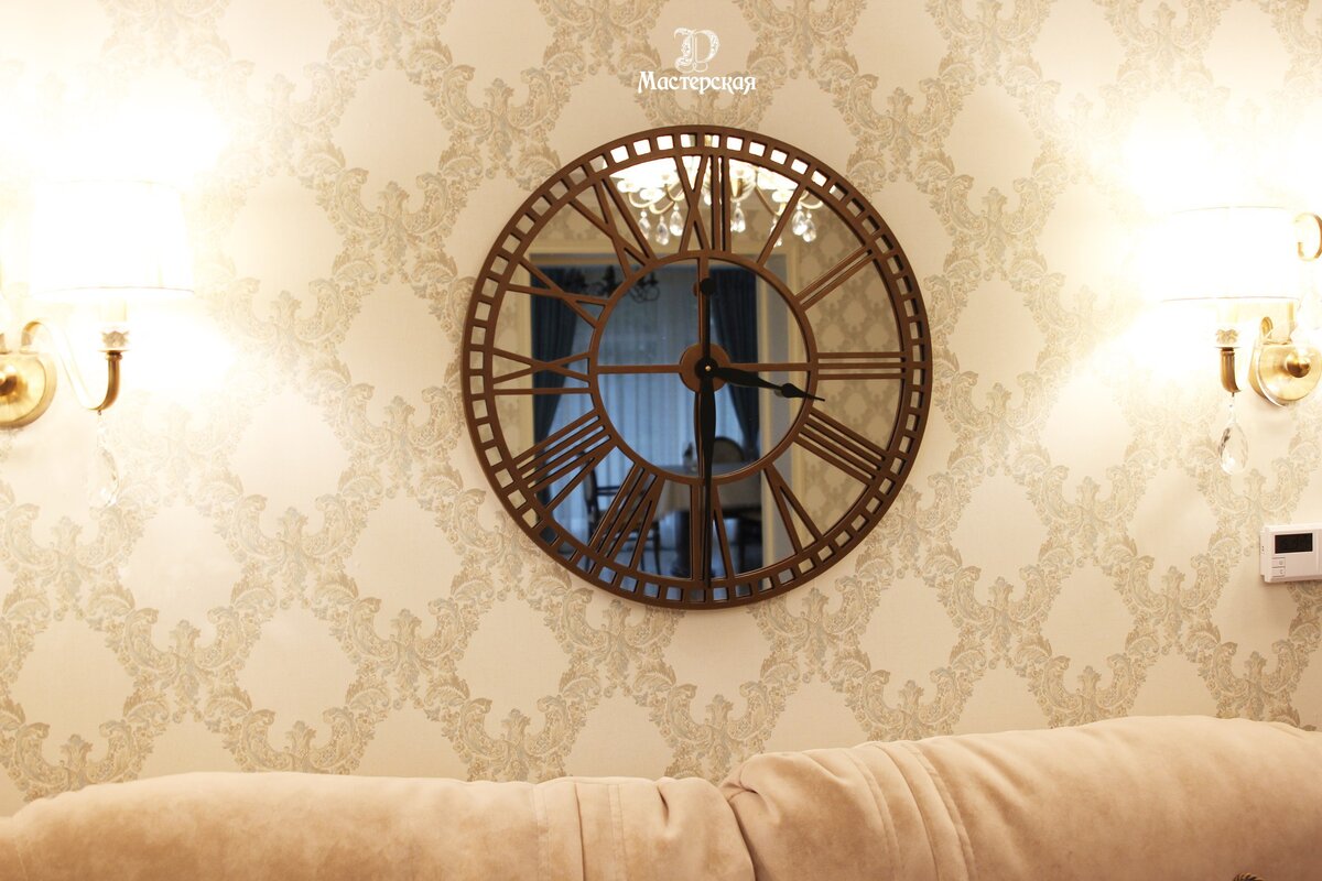 Intra απο ξύλο plywood 3mm-4mm πάχος - Μεγάλο Ρολόι Τοίχου Roman Numbers Δίασταση 30x30 cm Intraeaxys-eoxlrqgo