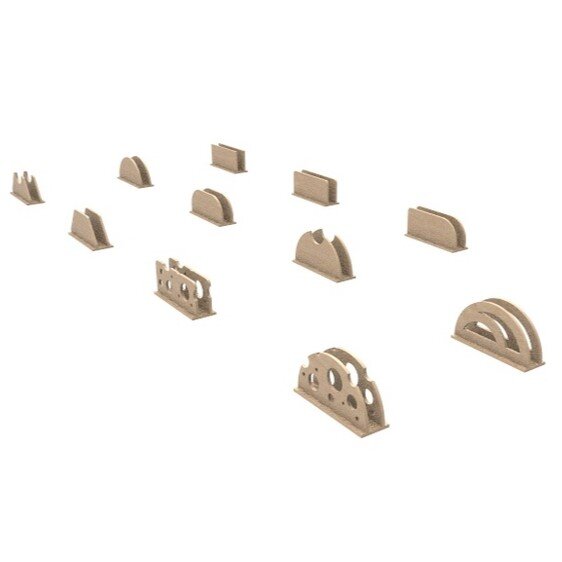 Intra απο ξύλο plywood 3mm-4mm πάχος - Ξύλινες θήκες για χαρτοπετσέτες Διακόσμηση τραπεζιών Δίασταση 30x30 cm Intraeaxys-51rr9xd1