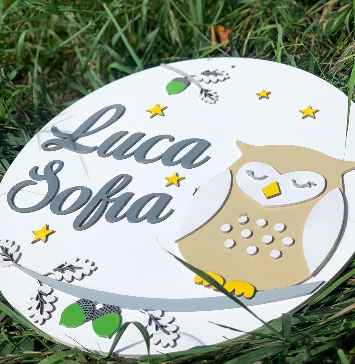 Intra απο ξύλο plywood 3mm-4mm πάχος - Ξύλινη κουκουβάγια διακόσμηση τοίχου Δίασταση 30x30 cm Intraeaxys-d1lvj0xo