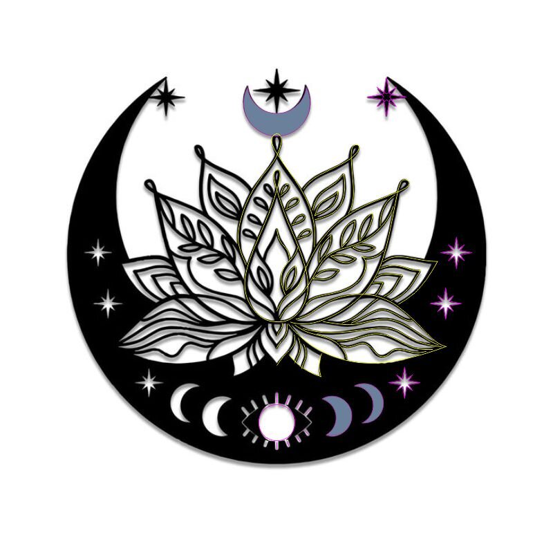 Intra απο ξύλο plywood 3mm-4mm πάχος - Πάνελ Lotus Δίασταση 30x30 cm Intraeaxys-p7ymv8r7