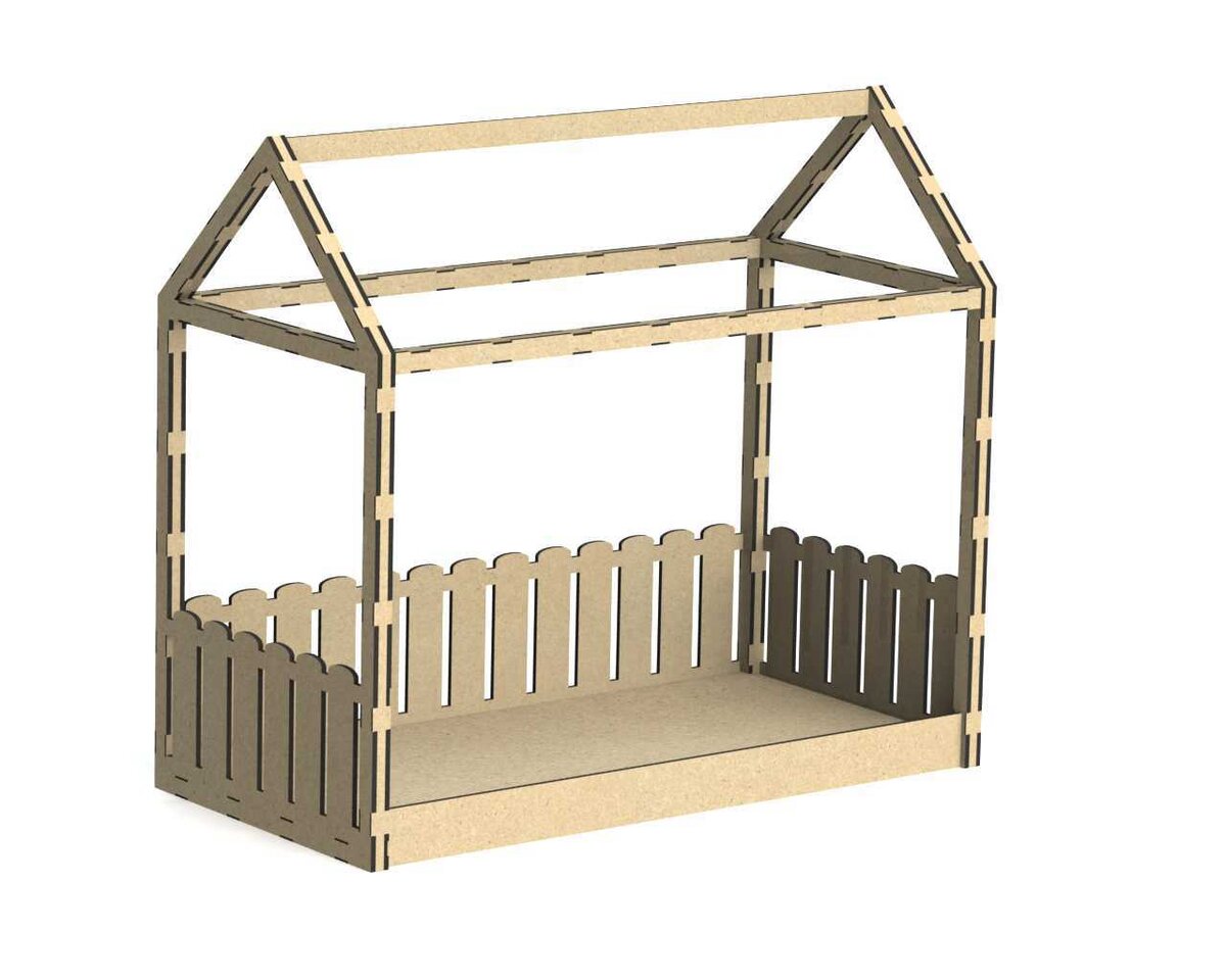 Intra απο ξύλο plywood 3mm-4mm πάχος - Ξύλινο κρεβάτι για κατοικίδια, κρεβατάκι καμπίνας Δίασταση 30x30 cm Intraeaxys-075y653o