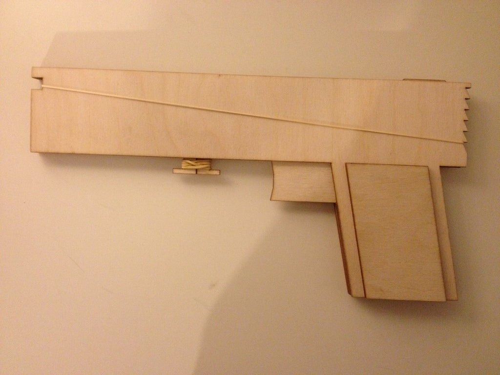 Intra απο ξύλο plywood 3mm-4mm πάχος - Rubber Band Gun 6-Shot Ημιαυτόματο Δίασταση 30x30 cm Intraeaxys-91jdywl1