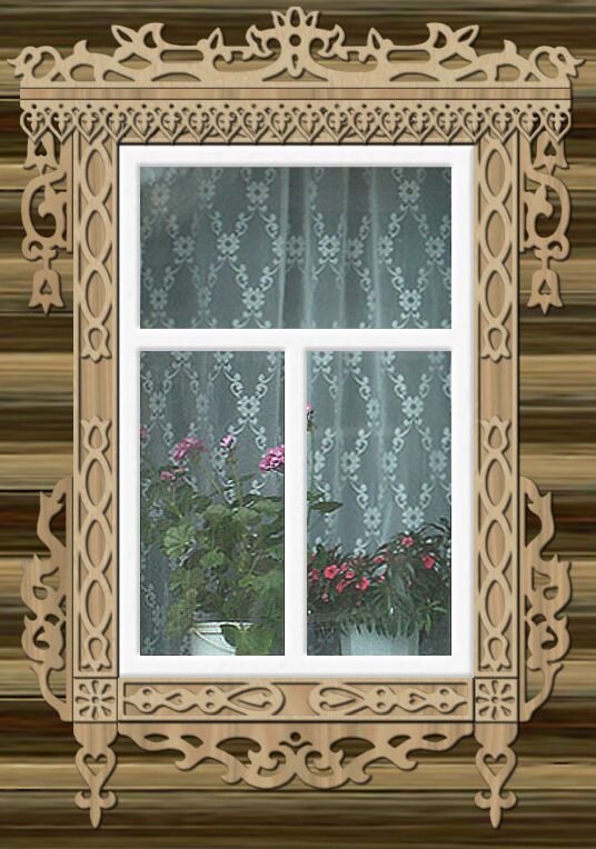 Intra απο ξύλο plywood 3mm-4mm πάχος - Εκλεκτής ποιότητας ρωσική πλάκα με μοτίβο ξύλινων παραθύρων Δίασταση 30x30 cm Intraeaxys-51rr34m1