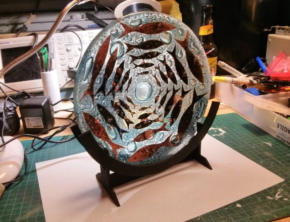 Intra απο ξύλο plywood 3mm-4mm πάχος - Βάση πλάκας Δίασταση 30x30 cm Intraeaxys-yon08lk7